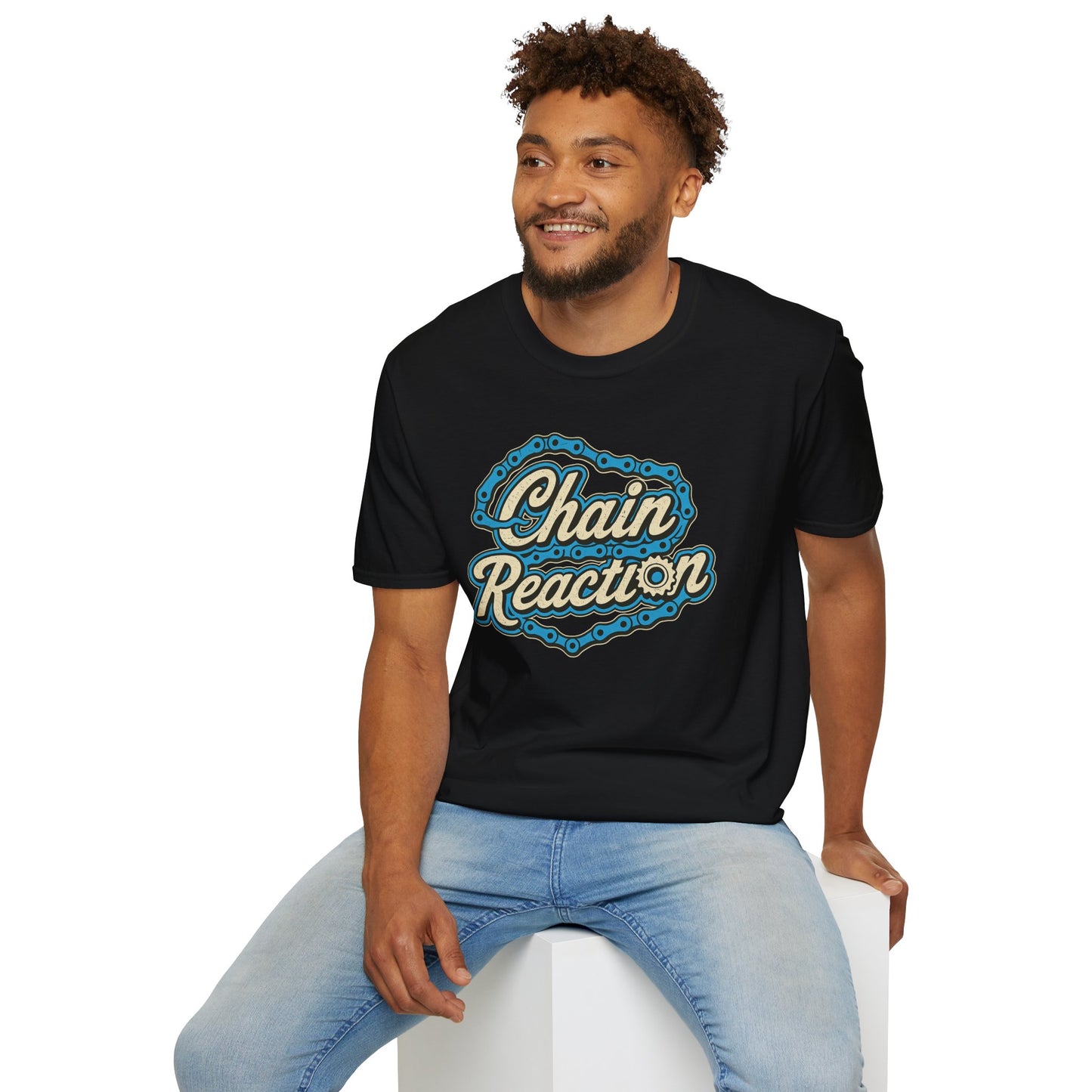 Chain Reaction Blu T-Shirt