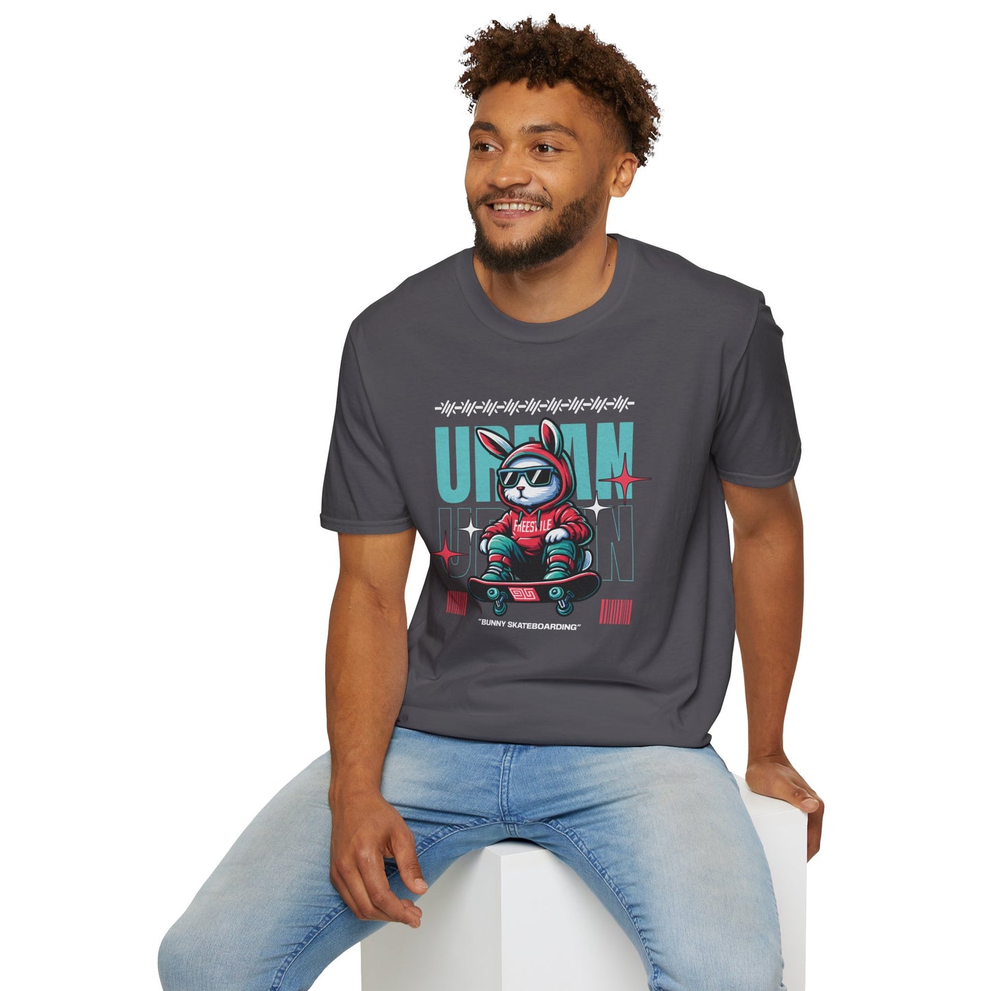 Bunny Skateboarding T-Shirt