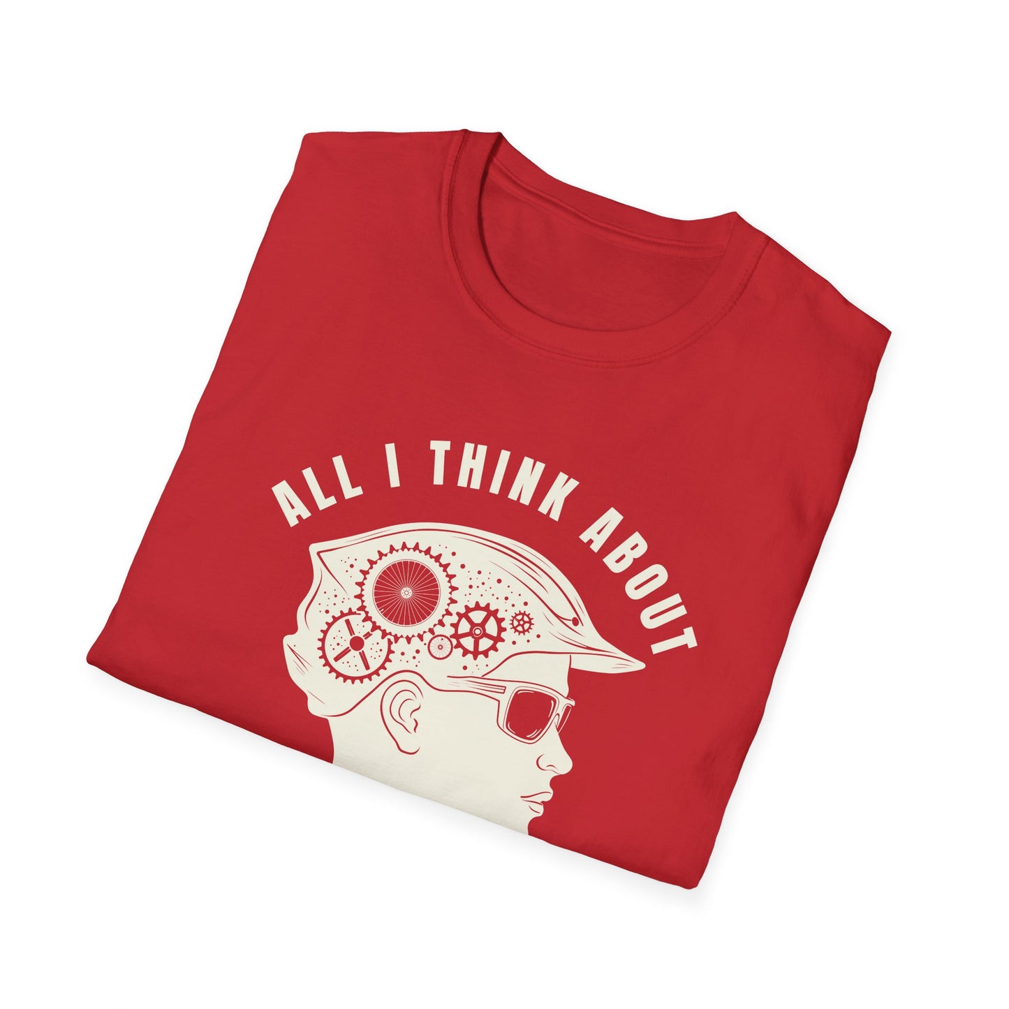 All I Think About Is Cycling Life Man T-Shirt