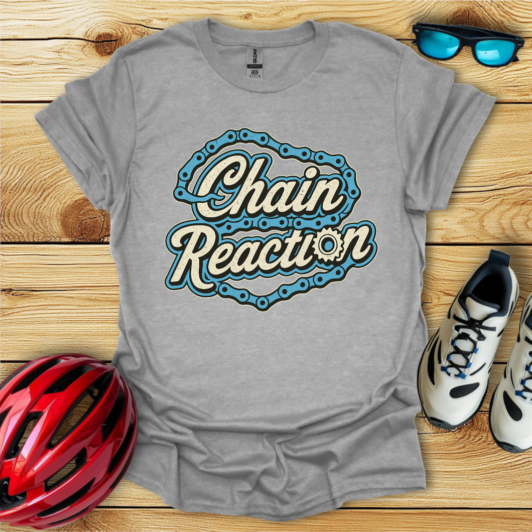 Chain Reaction Blu T-Shirt