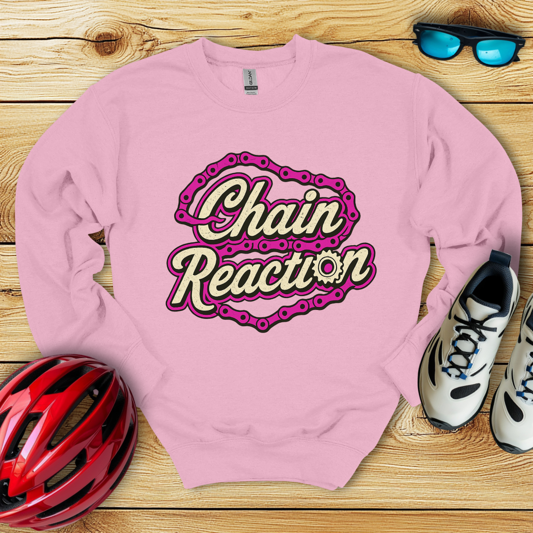 Chain Reaction Fucsia Sweatshirt