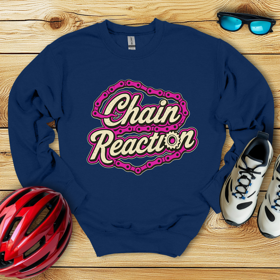 Chain Reaction Fucsia Sweatshirt