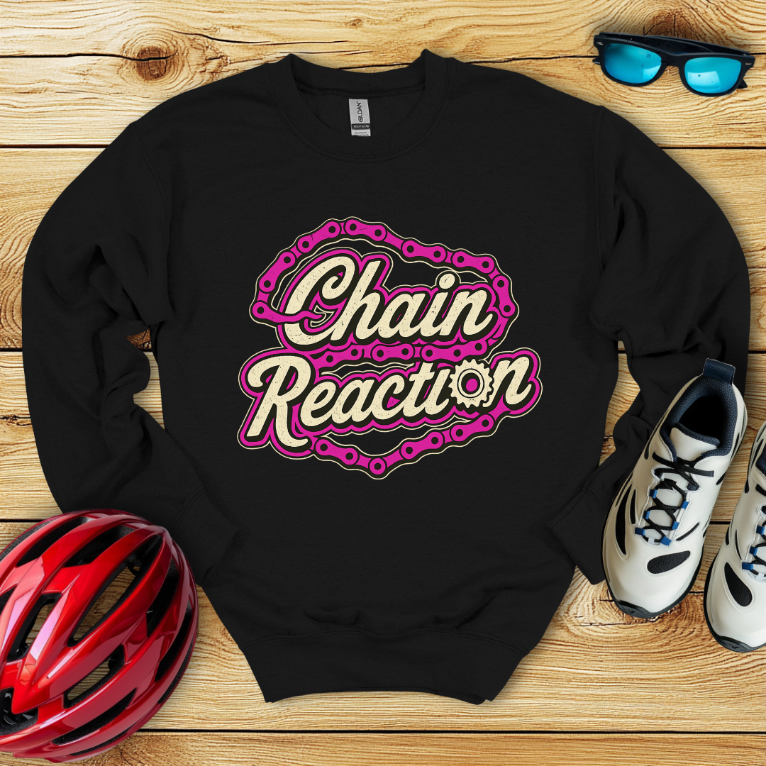 Chain Reaction Fucsia Sweatshirt