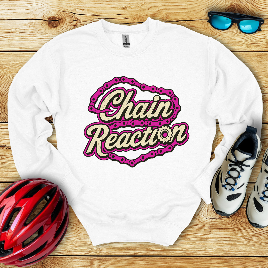 Chain Reaction Fucsia Sweatshirt