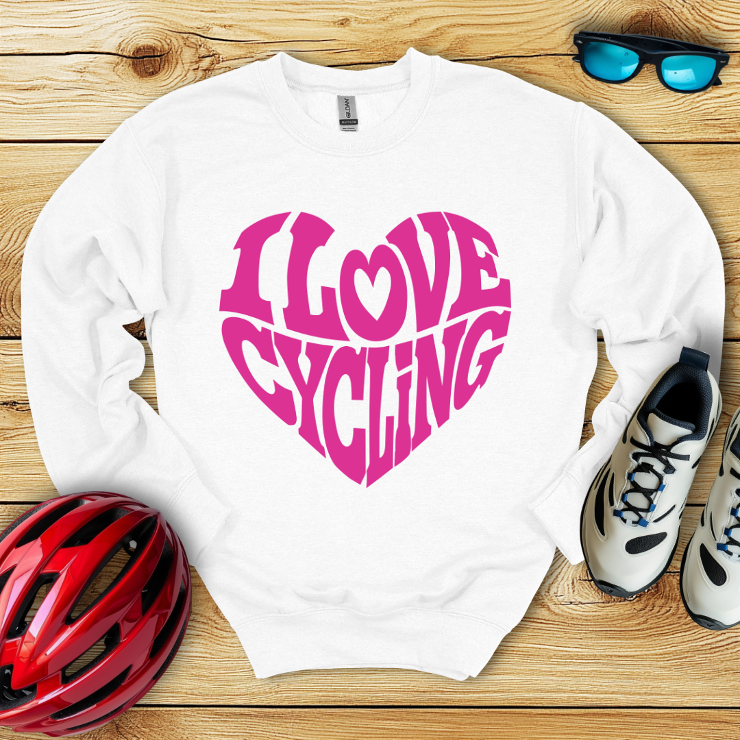 I Love Cycling Felpa