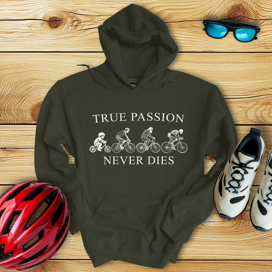 True Passion Never Dies Felpa Con Cappuccio