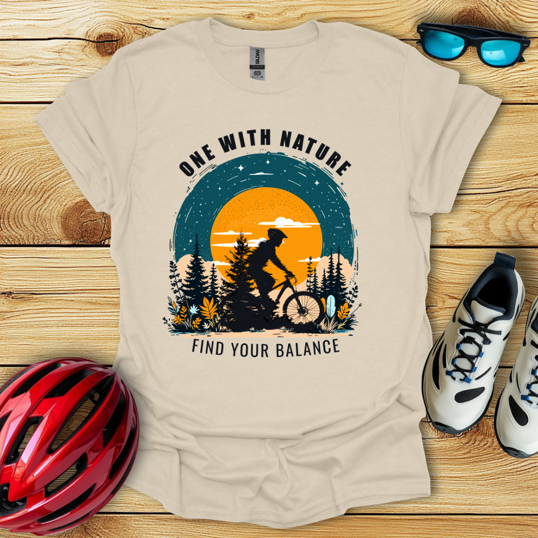One With Nature Find Your Balance T-Shirt