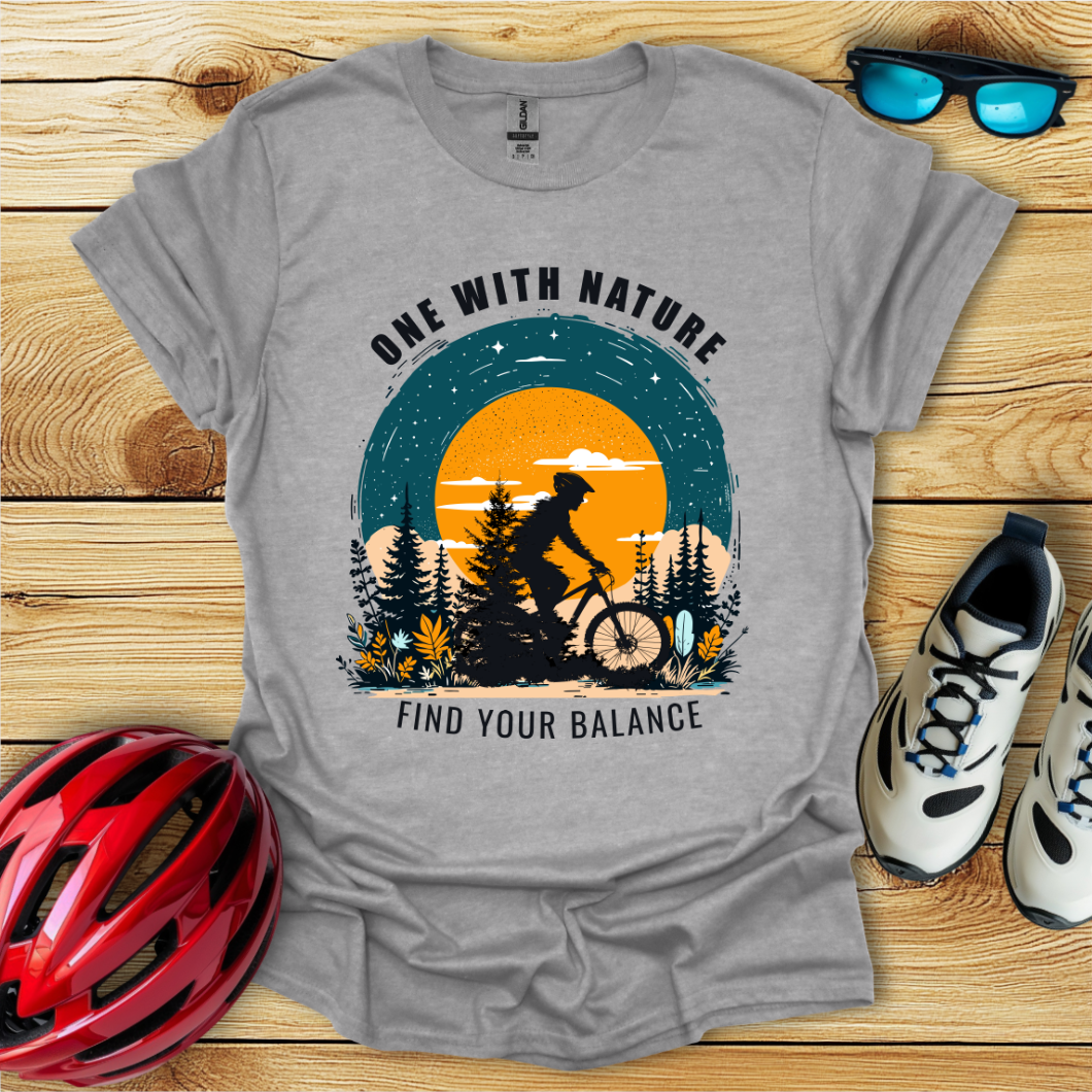 One With Nature Find Your Balance T-Shirt
