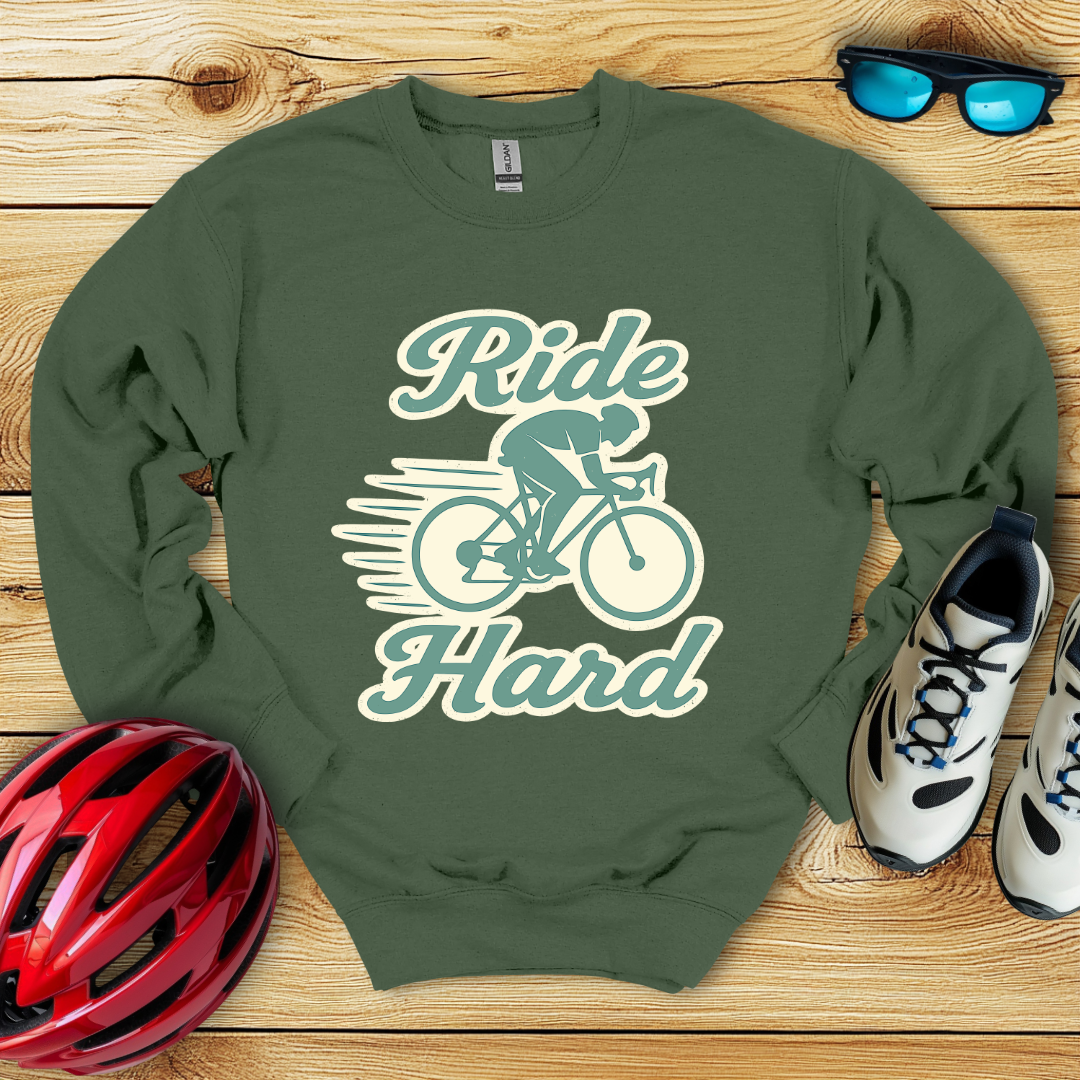 Ride Hard Vintage Felpa