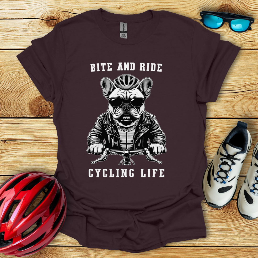 Bite And Ride Cycling Life T-Shirt
