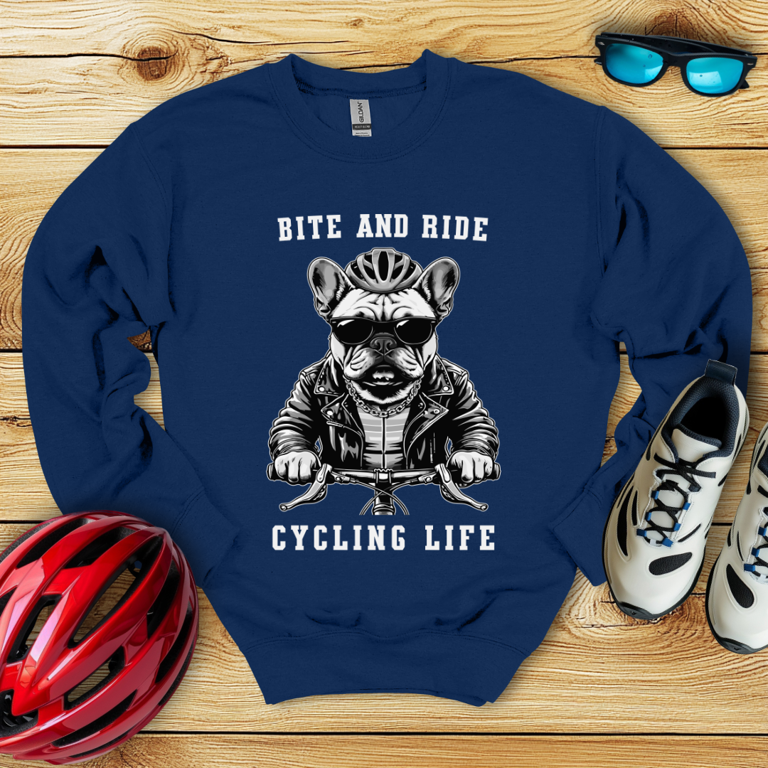 Bite And Ride Cycling Life Felpa