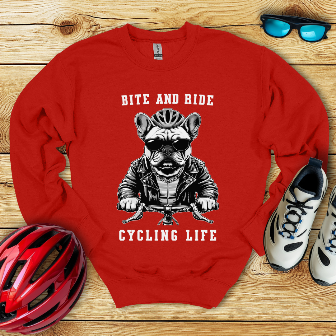 Bite And Ride Cycling Life Felpa