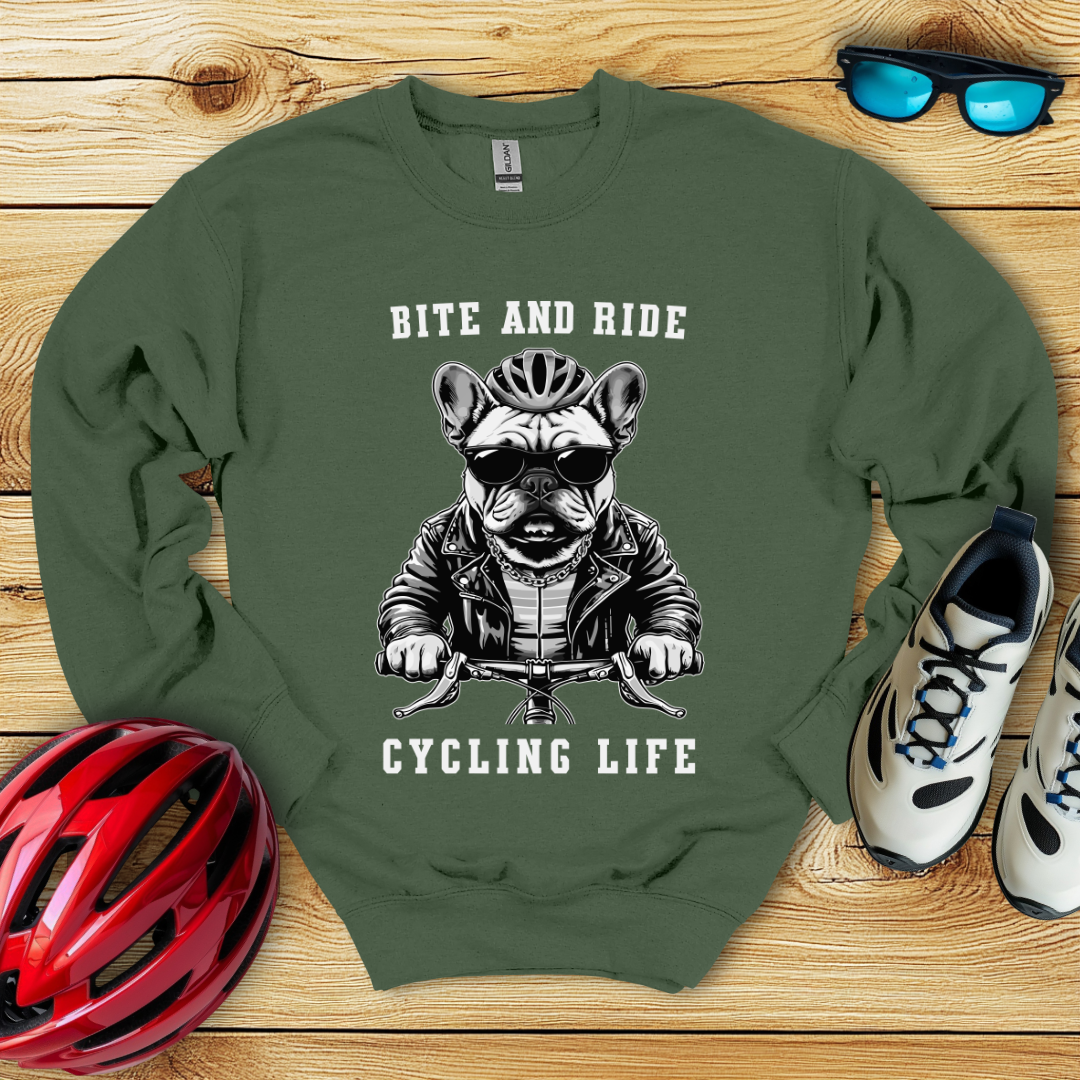 Bite And Ride Cycling Life Felpa