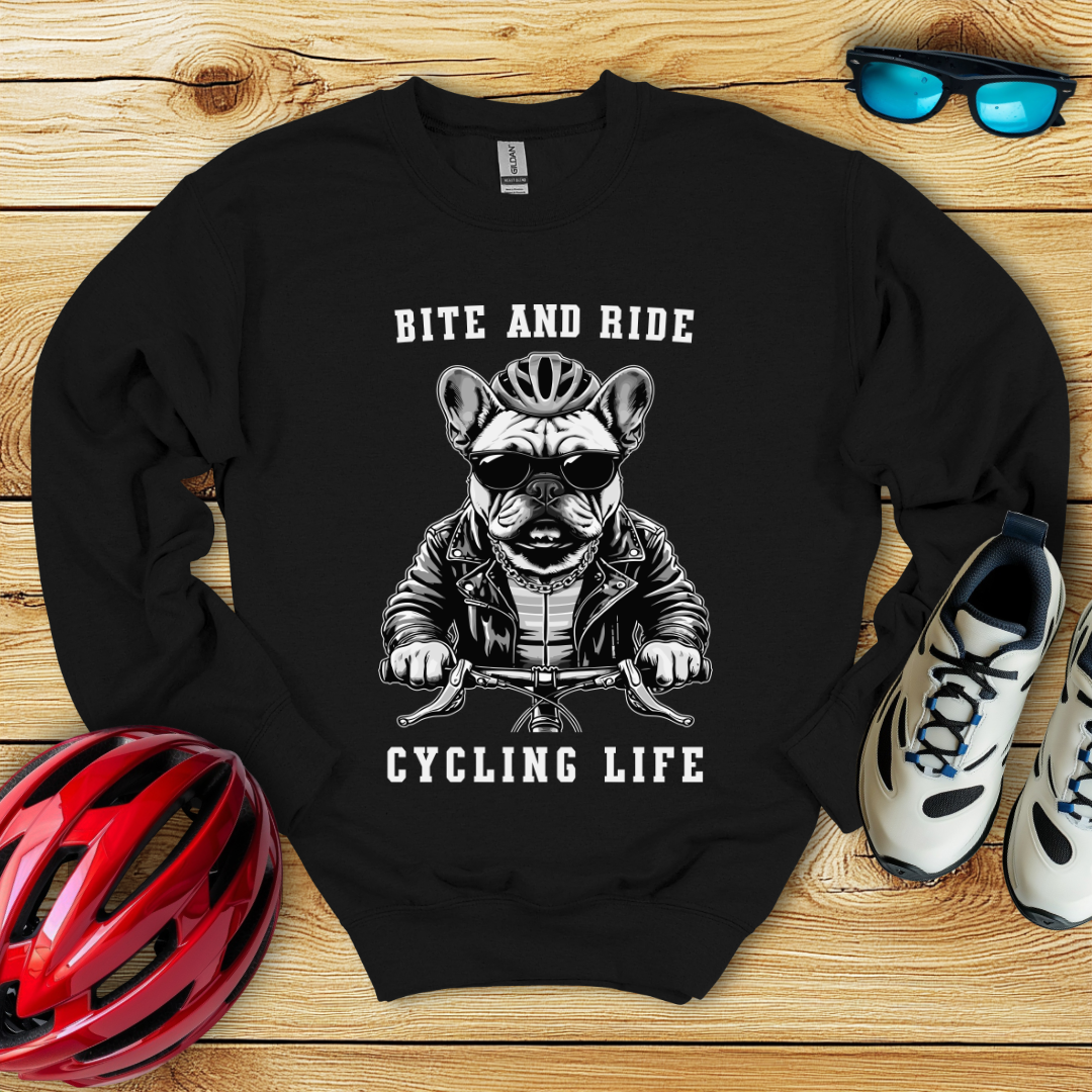 Bite And Ride Cycling Life Felpa