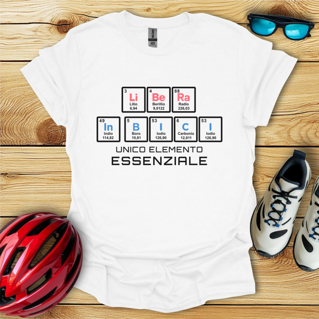 Libera In Bici Unico Elemento Essenziale Donna T-Shirt