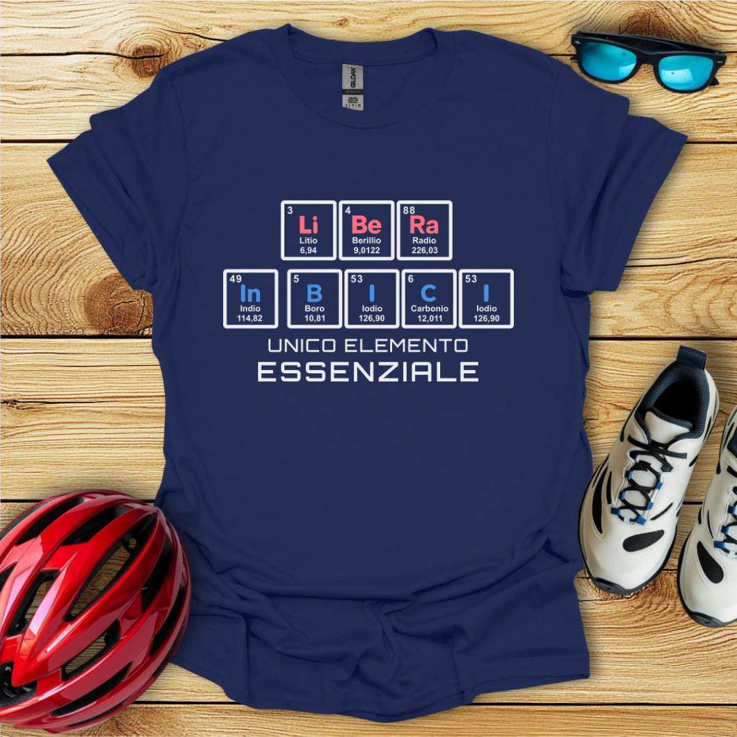 Libera In Bici Unico Elemento Essenziale Donna T-Shirt