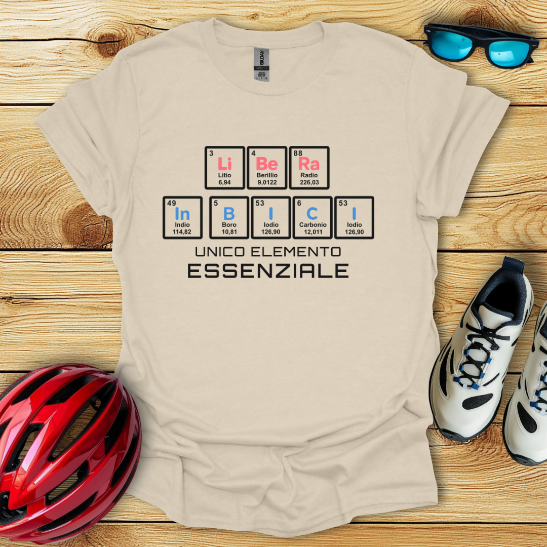 Libera In Bici Unico Elemento Essenziale Donna T-Shirt