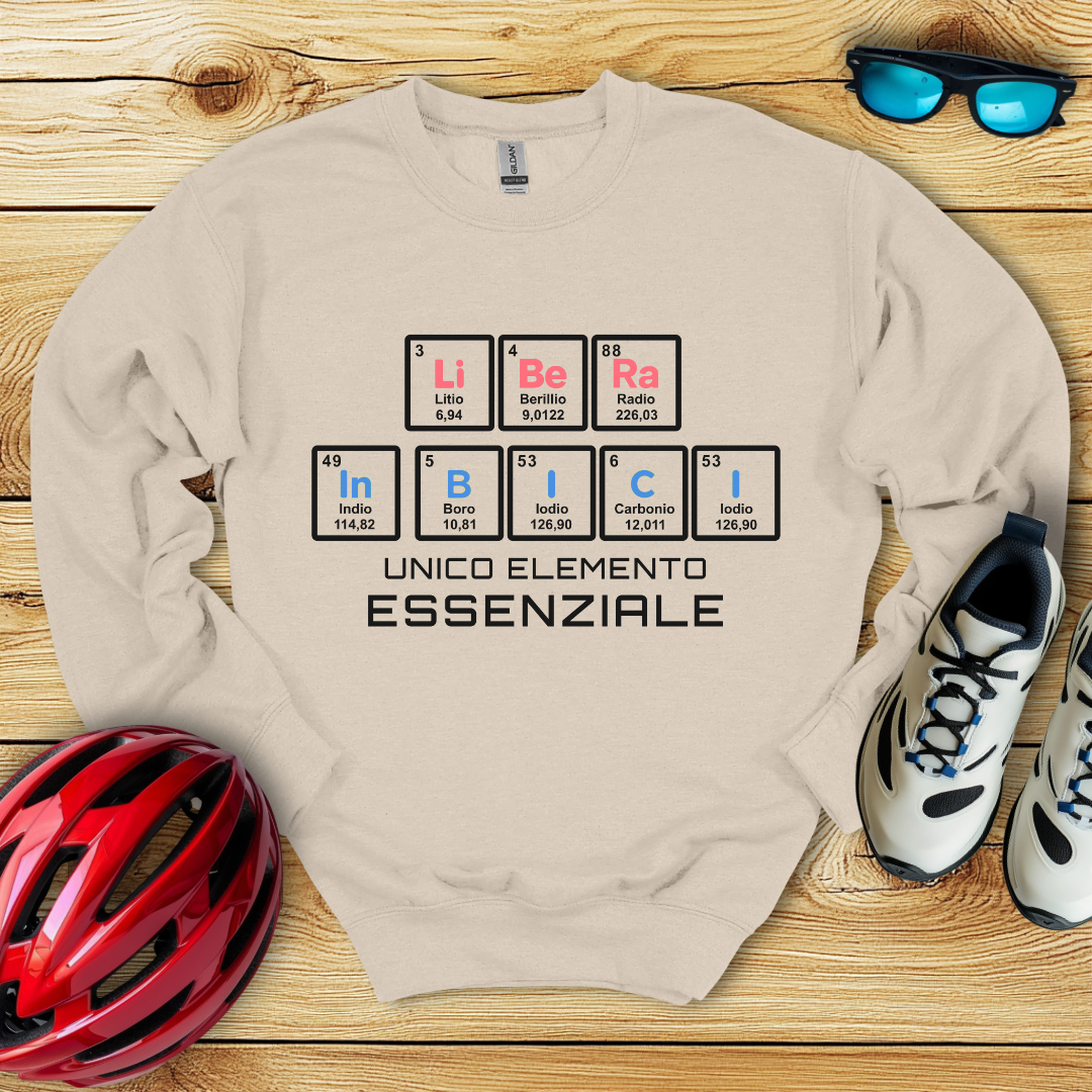 Libera In Bici Unico Elemento Essenziale Donna Felpa