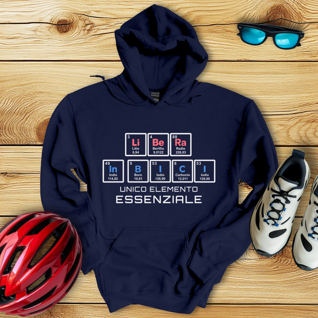 Libera In Bici Unico Elemento Essenziale Donna Felpa Con Cappuccio