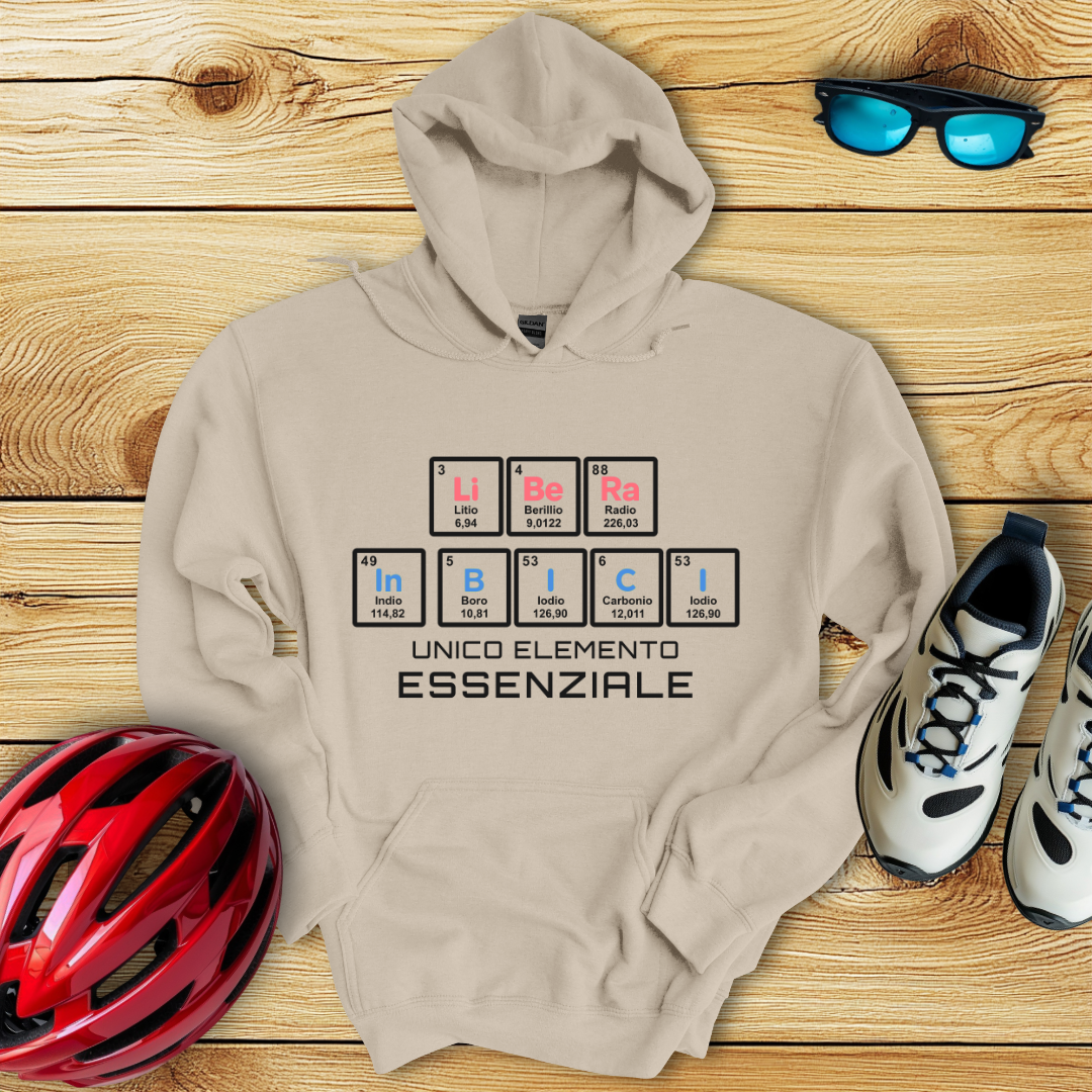 Libera In Bici Unico Elemento Essenziale Donna Felpa Con Cappuccio