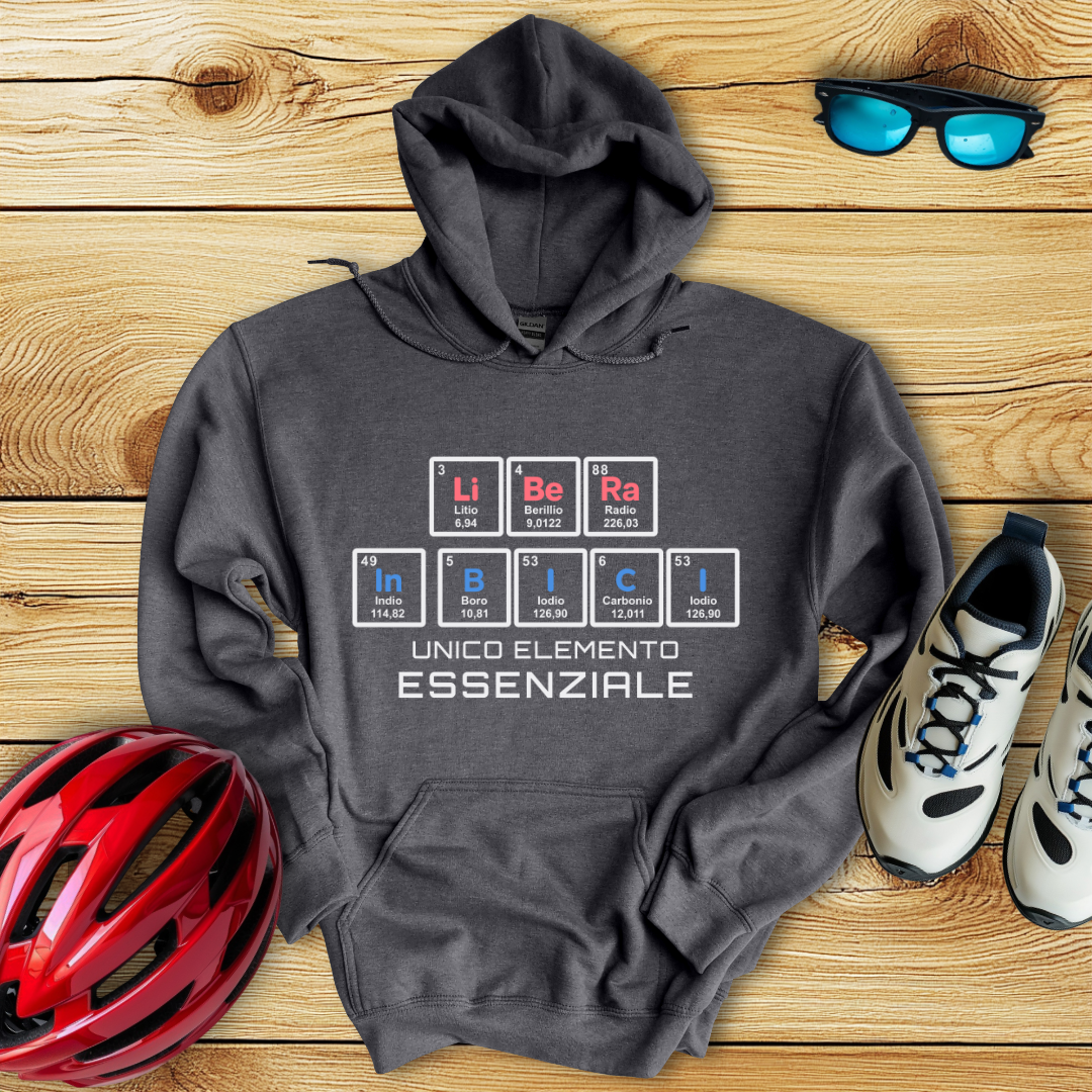 Libera In Bici Unico Elemento Essenziale Donna Felpa Con Cappuccio