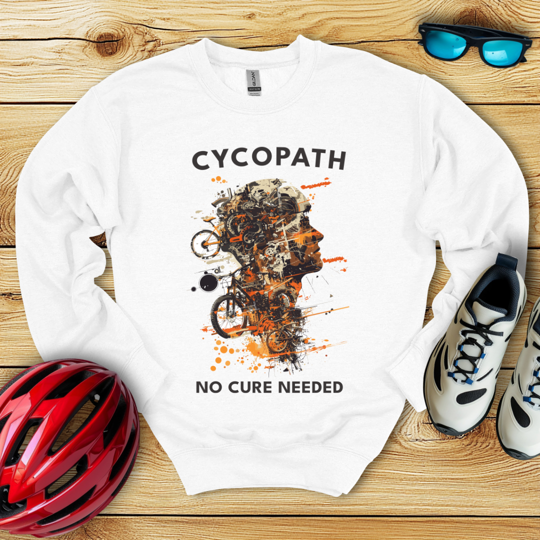 Cycopath No Cure Needed Man Felpa