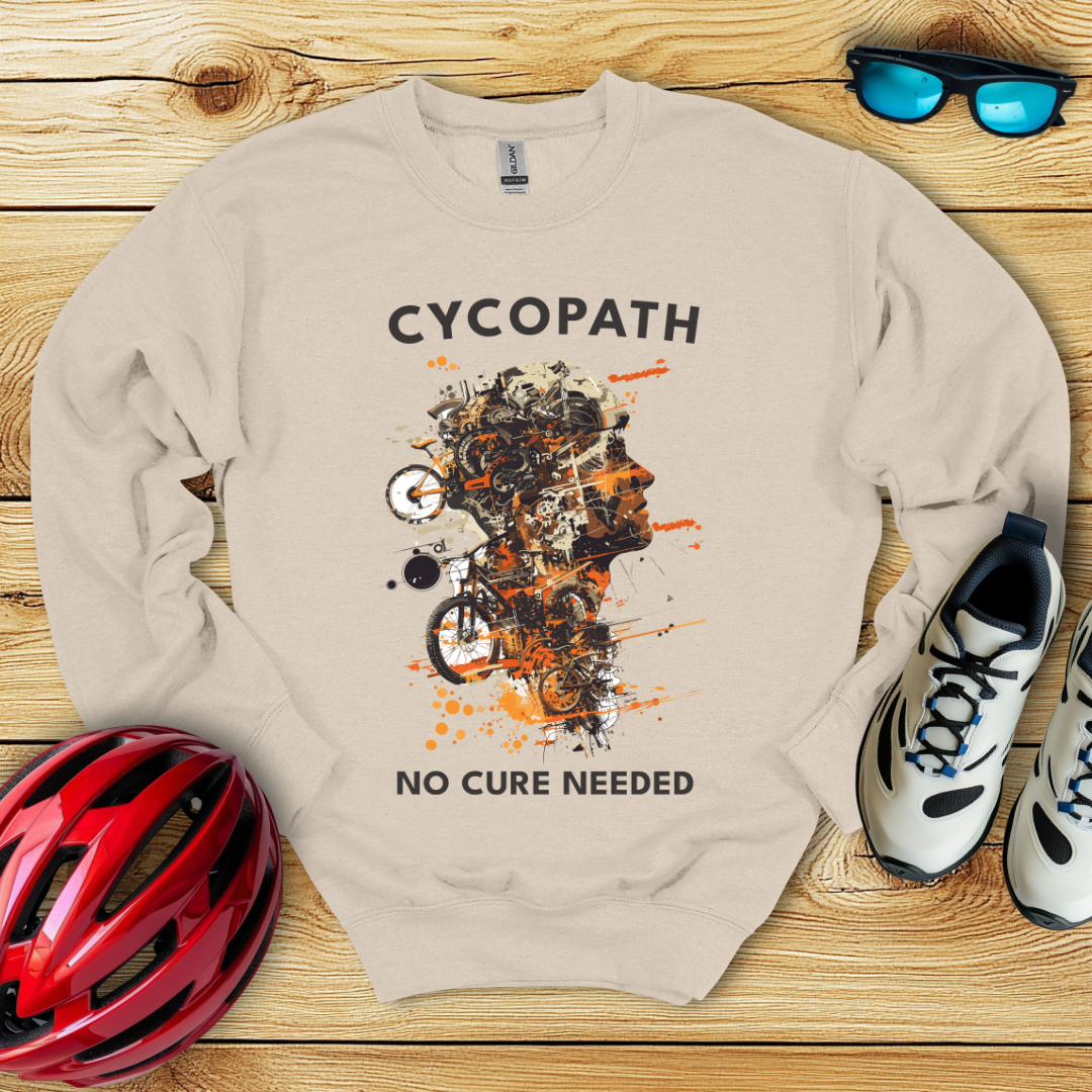 Cycopath No Cure Needed Man Felpa