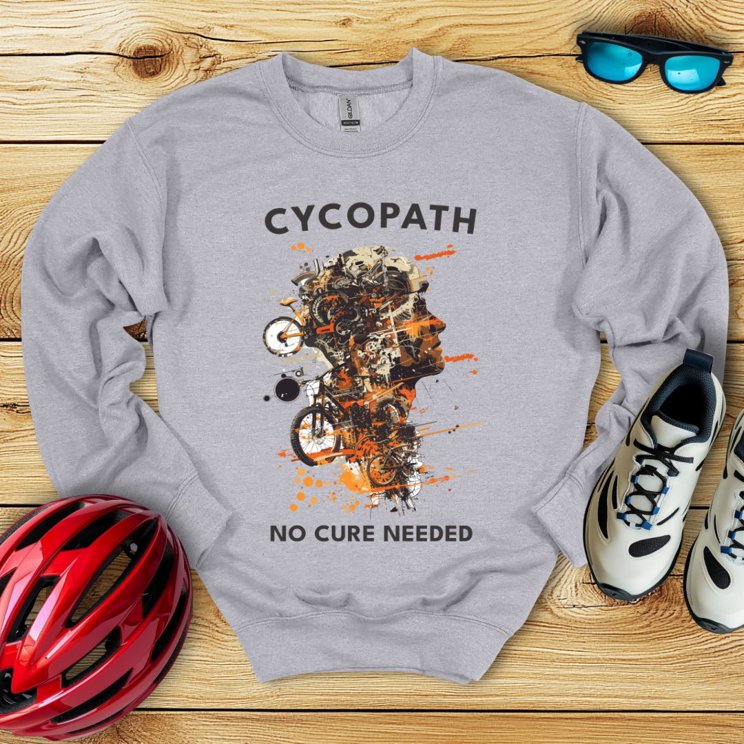 Cycopath No Cure Needed Man Felpa