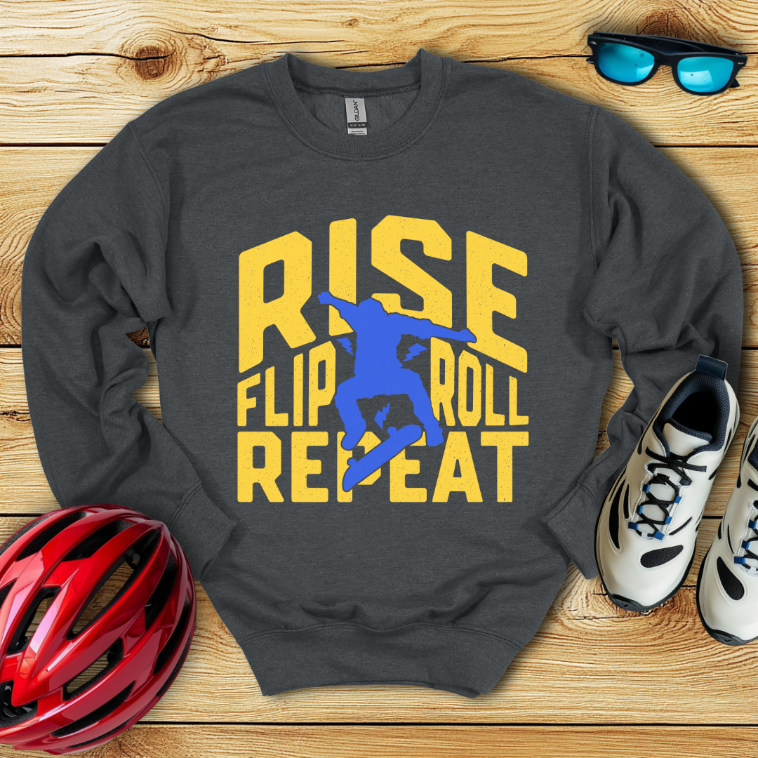 Rise Flip Roll Repeat Felpa