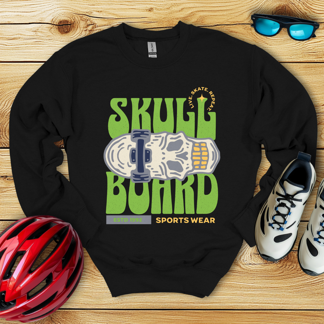 Skull Board Felpa