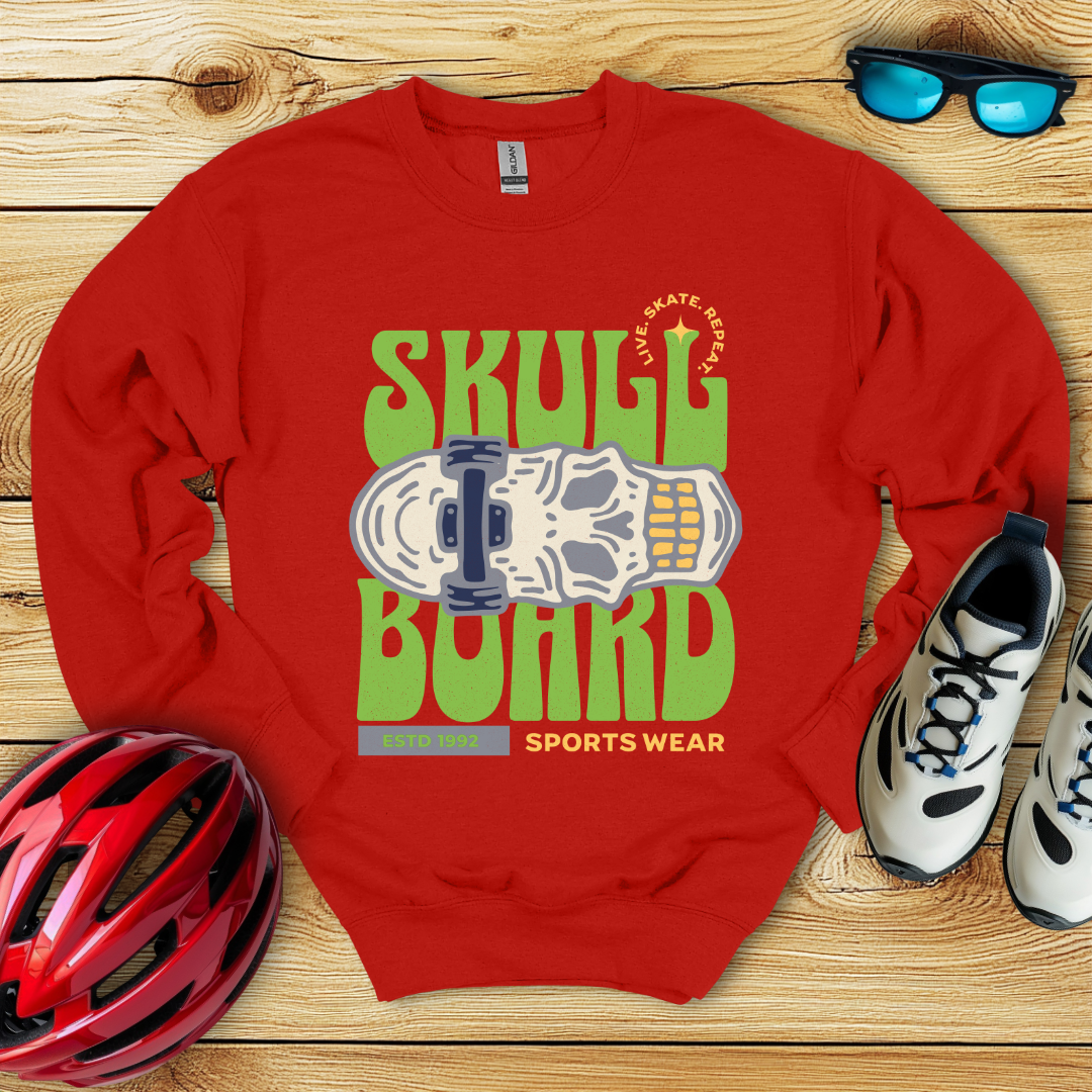 Skull Board Felpa
