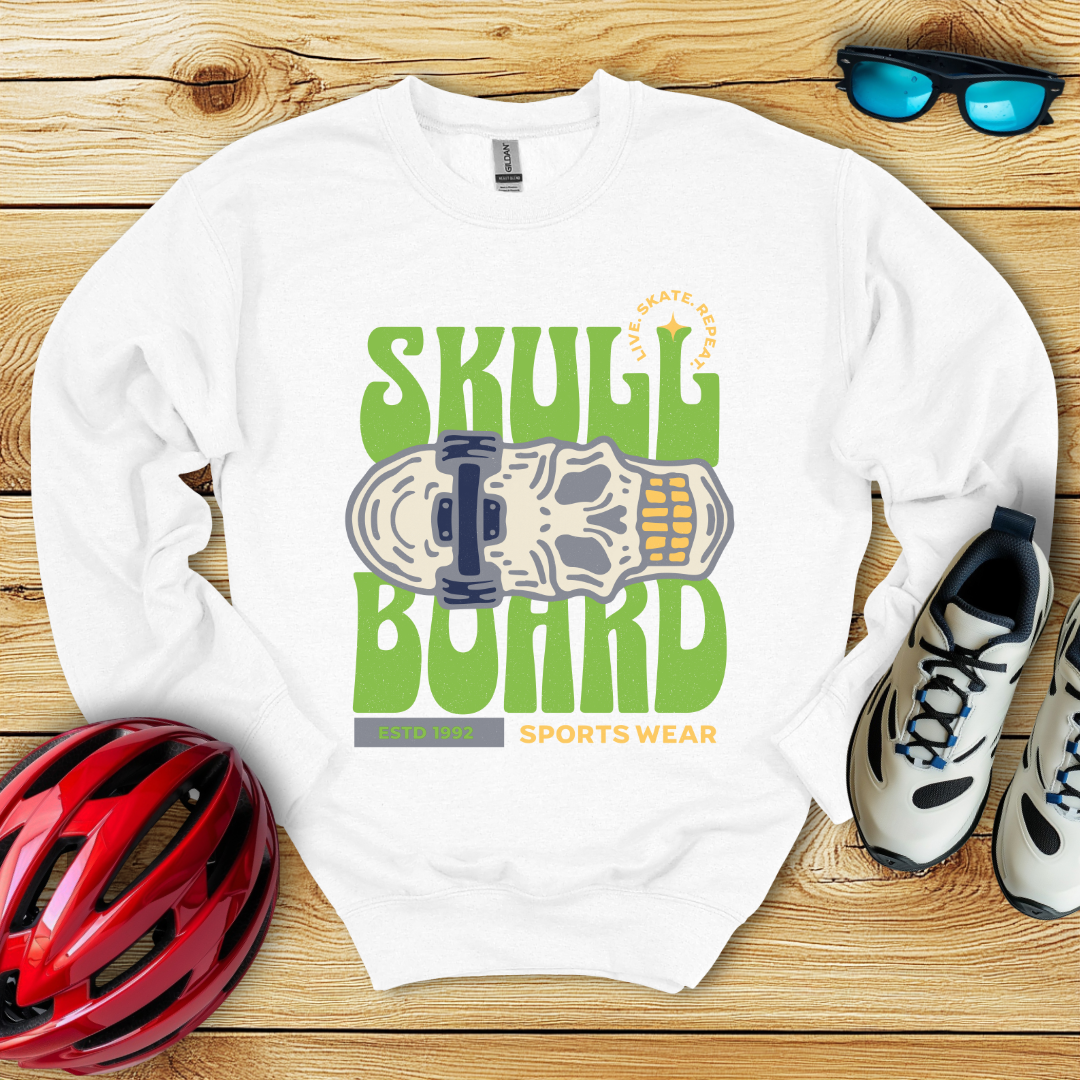 Skull Board Felpa