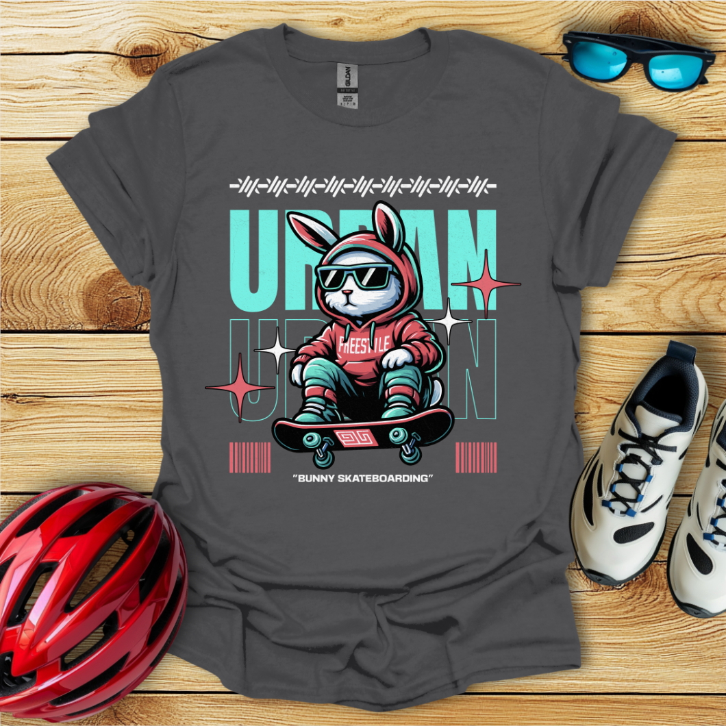 Bunny Skateboarding T-Shirt