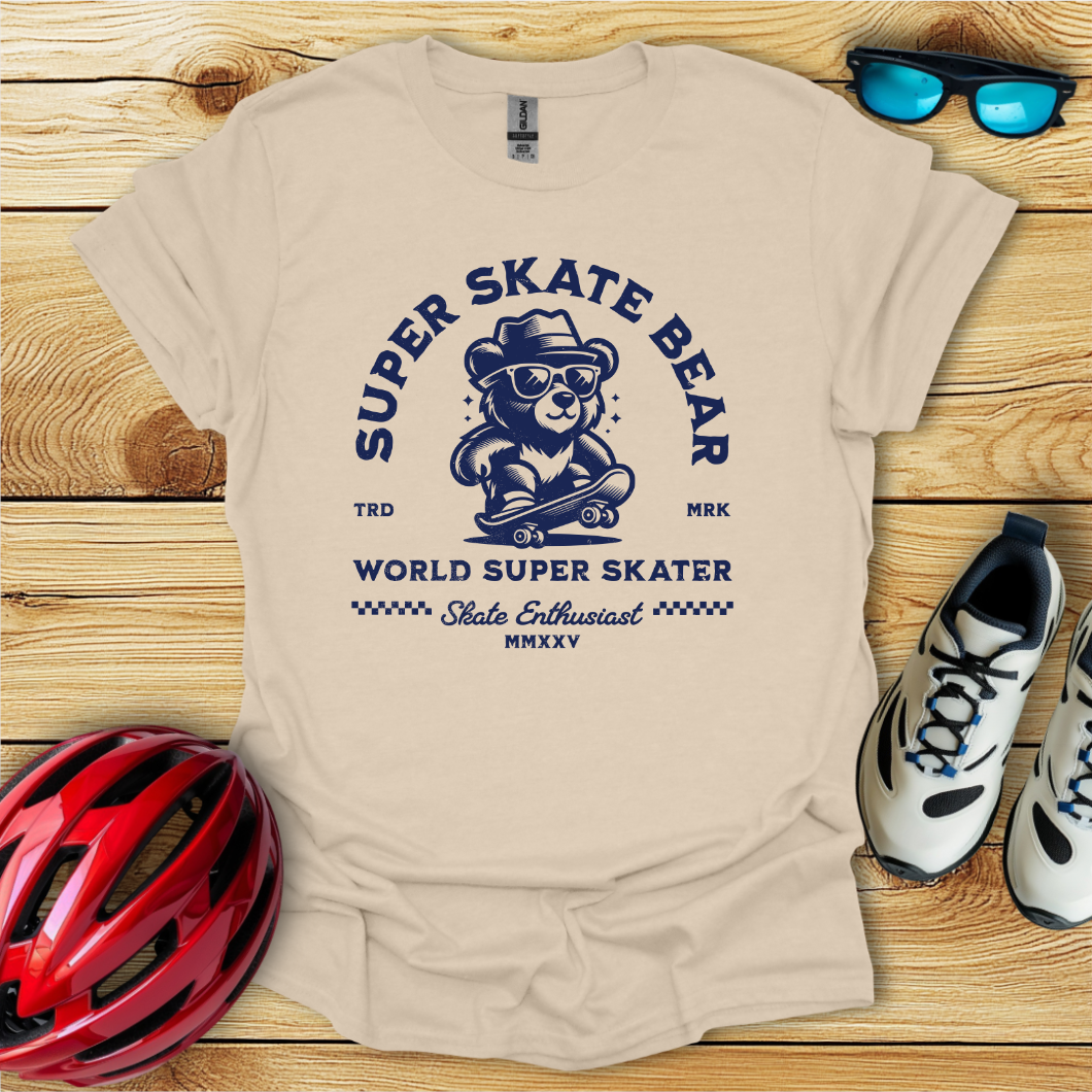 Super Skate Bear T-Shirt