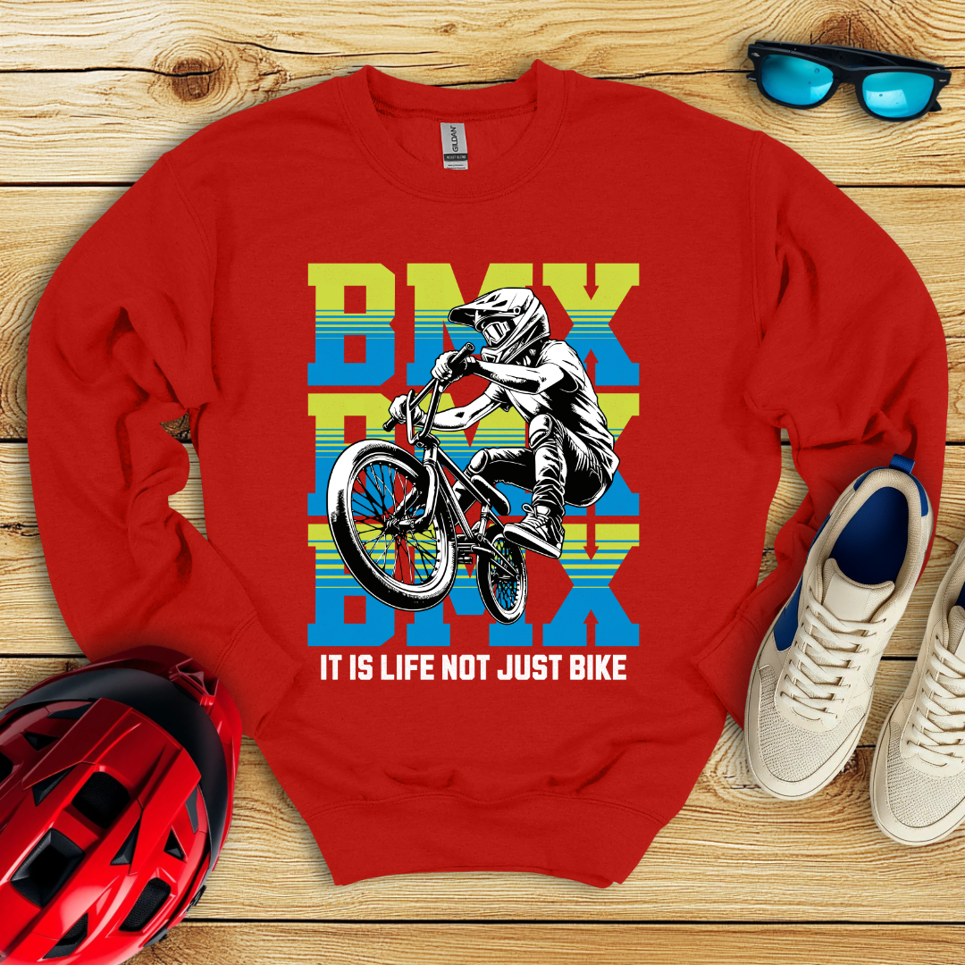 It Is Life Not Just Bike Lime Felpa
