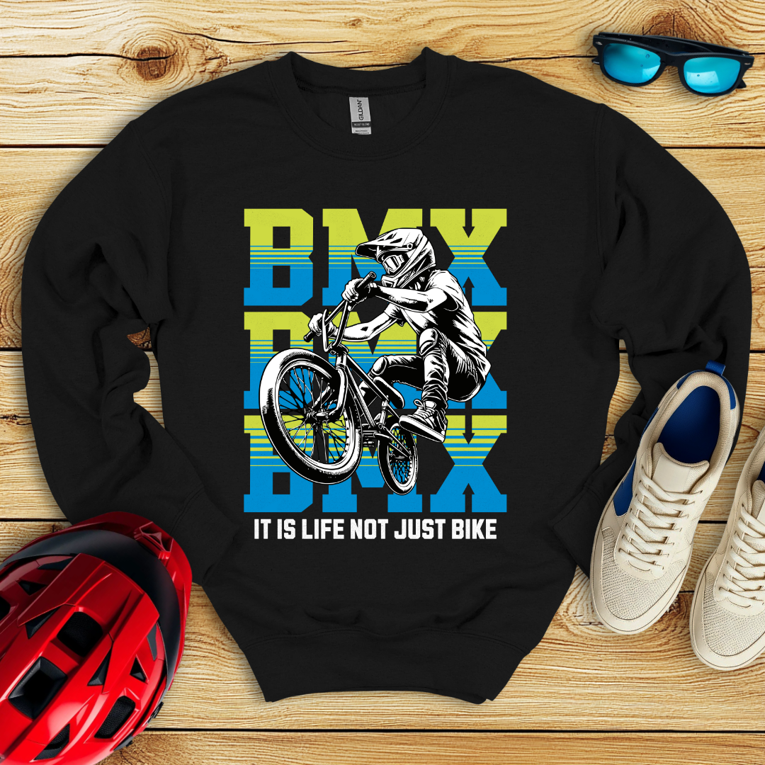 It Is Life Not Just Bike Lime Felpa