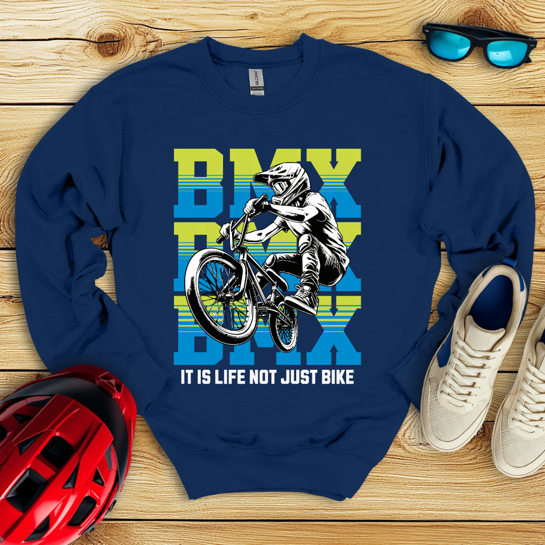 It Is Life Not Just Bike Lime Felpa