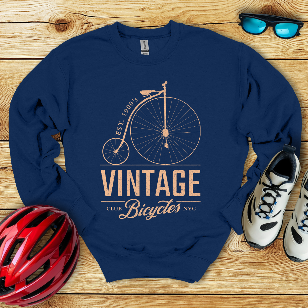 Vintage Bicycles Felpa