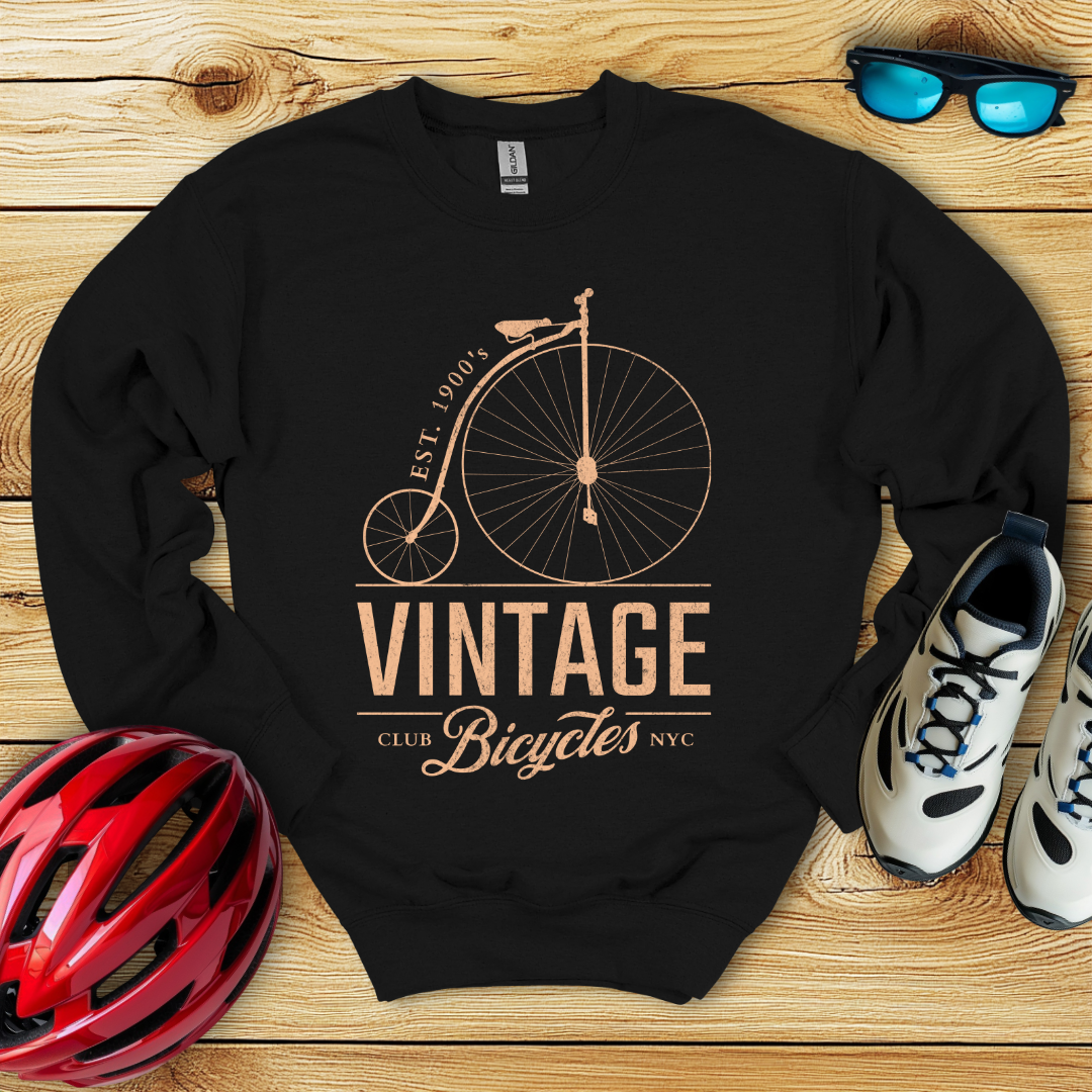 Vintage Bicycles Felpa