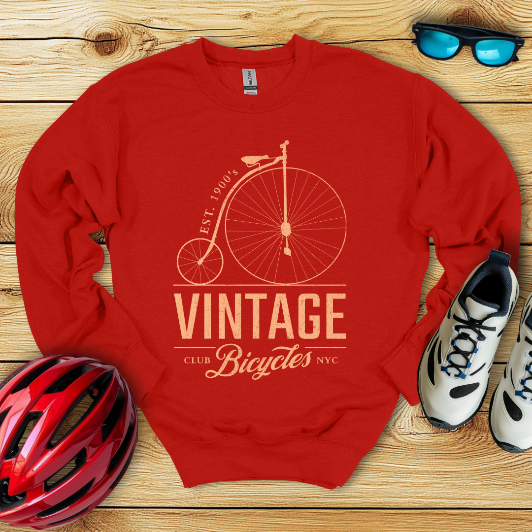 Vintage Bicycles Felpa