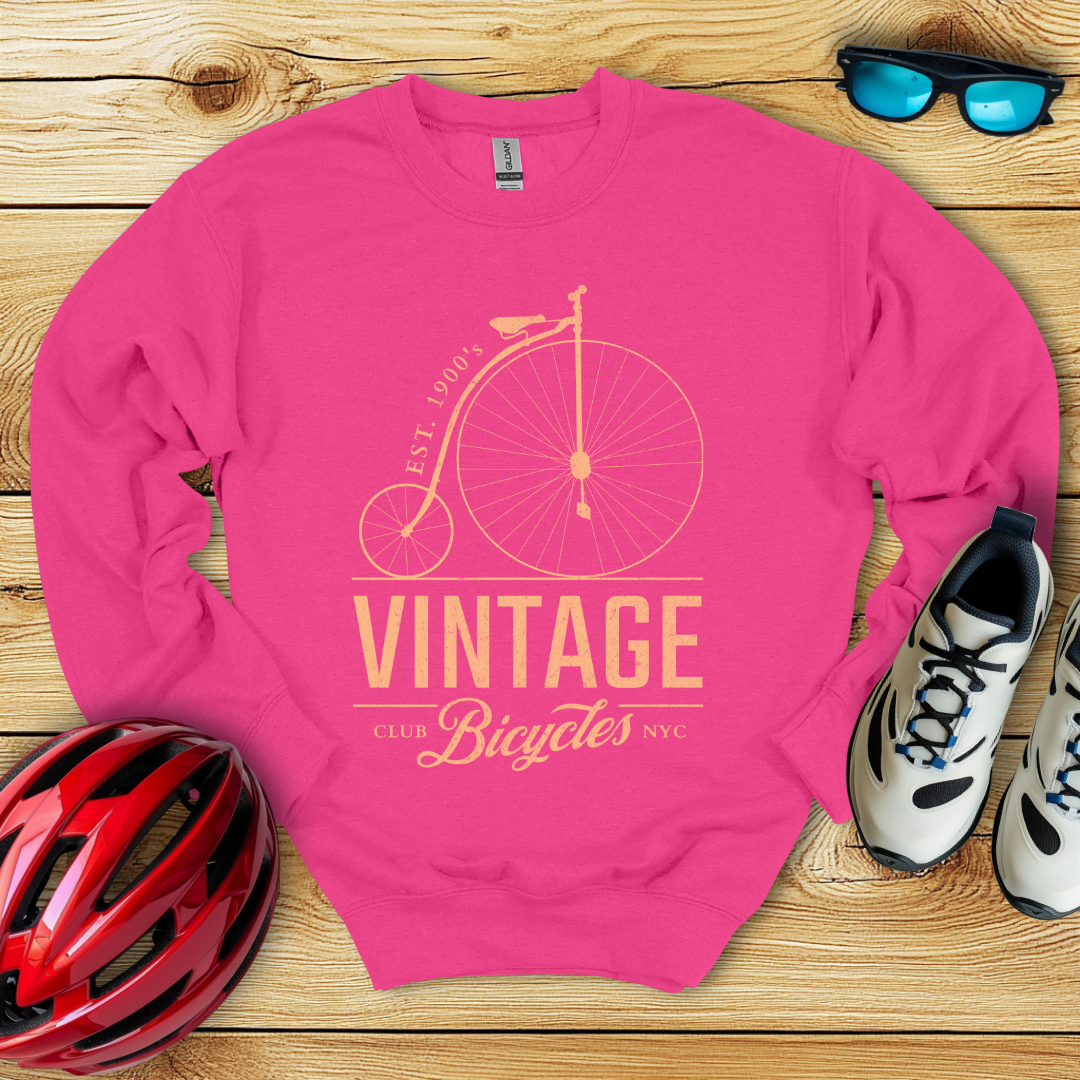 Vintage Bicycles Felpa