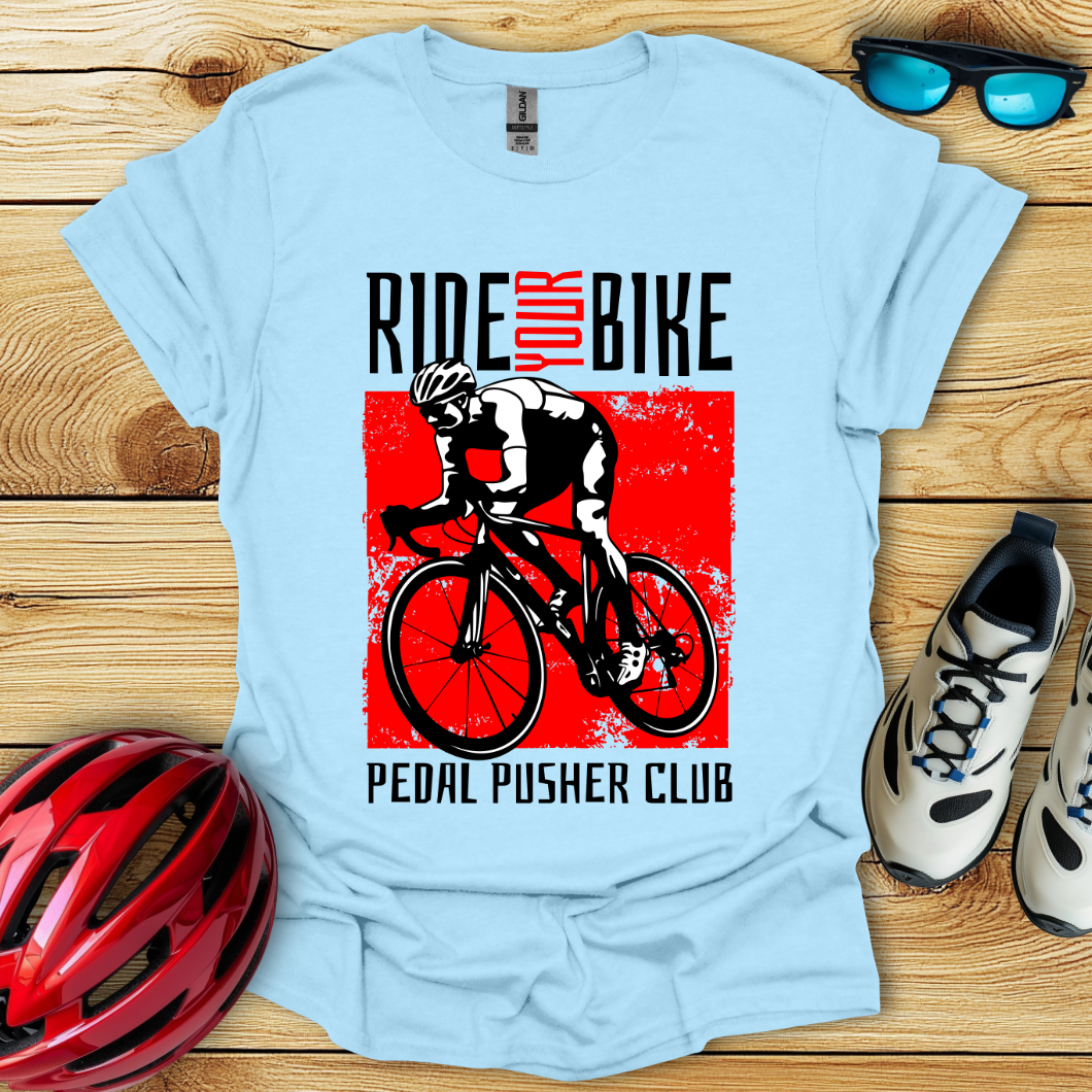 Ride Your Bike Rosso T-Shirt