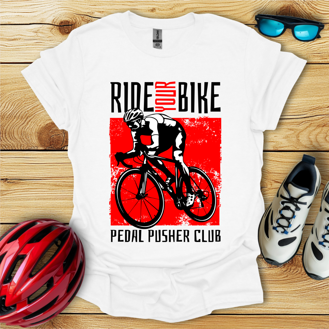 Ride Your Bike Rosso T-Shirt