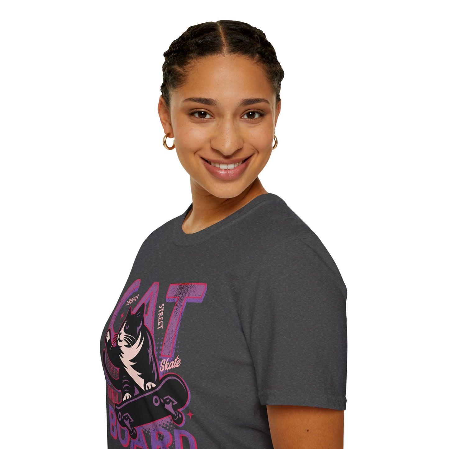 Cat Board Viola T-Shirt