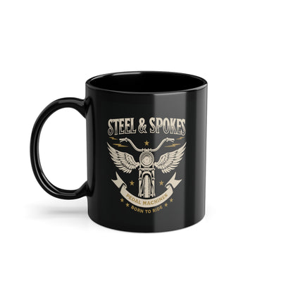 Steel & Spokes Tazza Nera