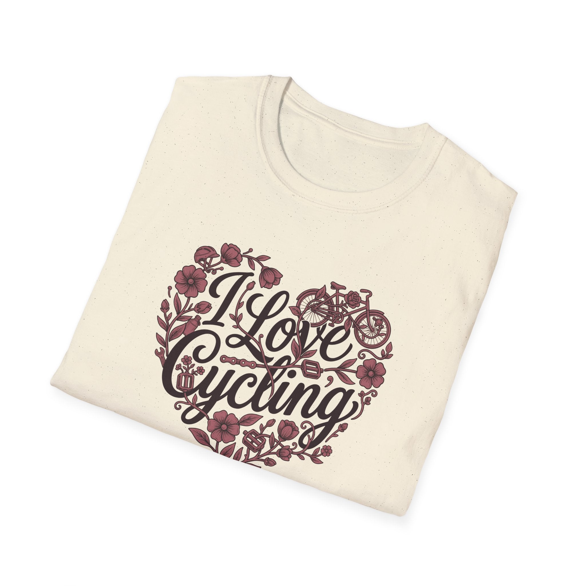 I Love Cycling Heart T-Shirt