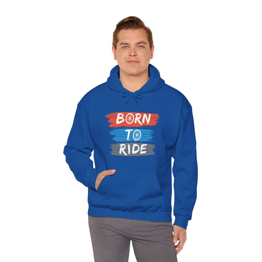 Born To Ride Felpa Con Cappuccio
