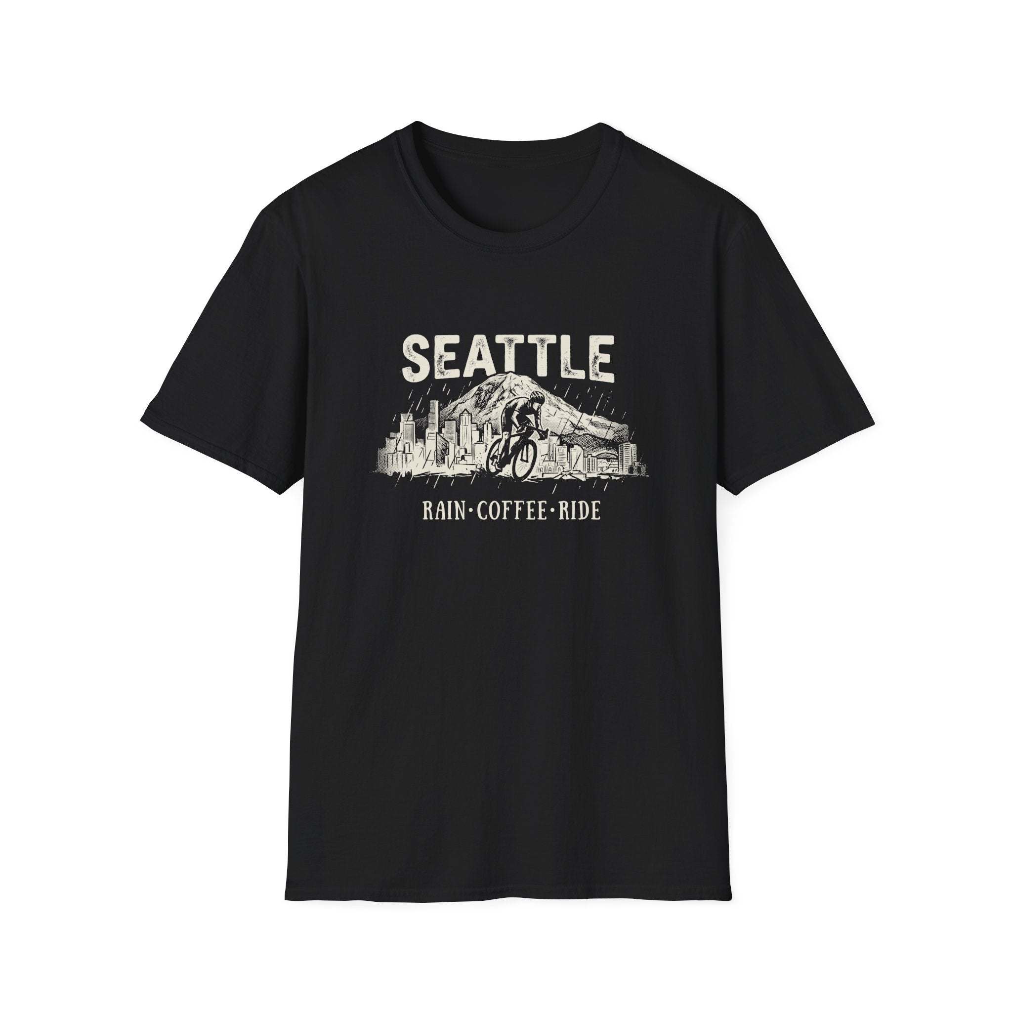 Seattle Rain Coffee Ride T-Shirt
