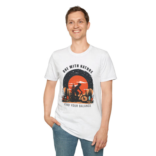 One With Nature Find Your Balance Scuro T-Shirt