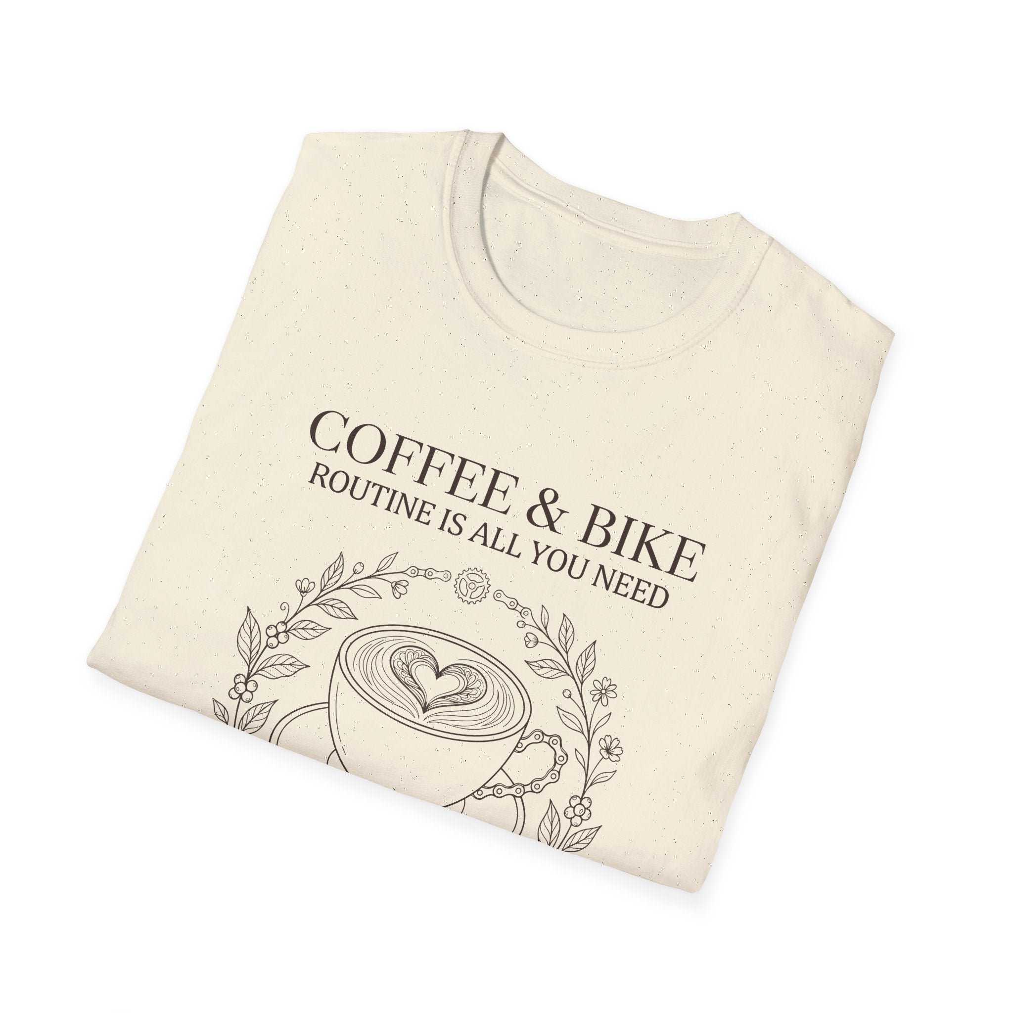 Women's Coffee & Bike Routine T-Shirt